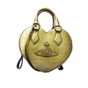 Vivienne Westwood Gold Heart Crossbody Bag
